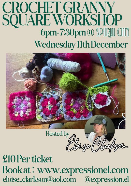 Crochet granny square workshop 💘🐎★彡