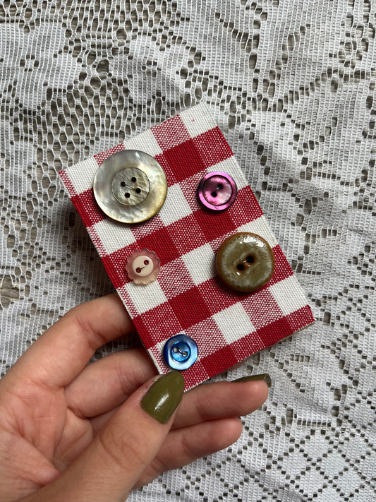 Button placket card🐞