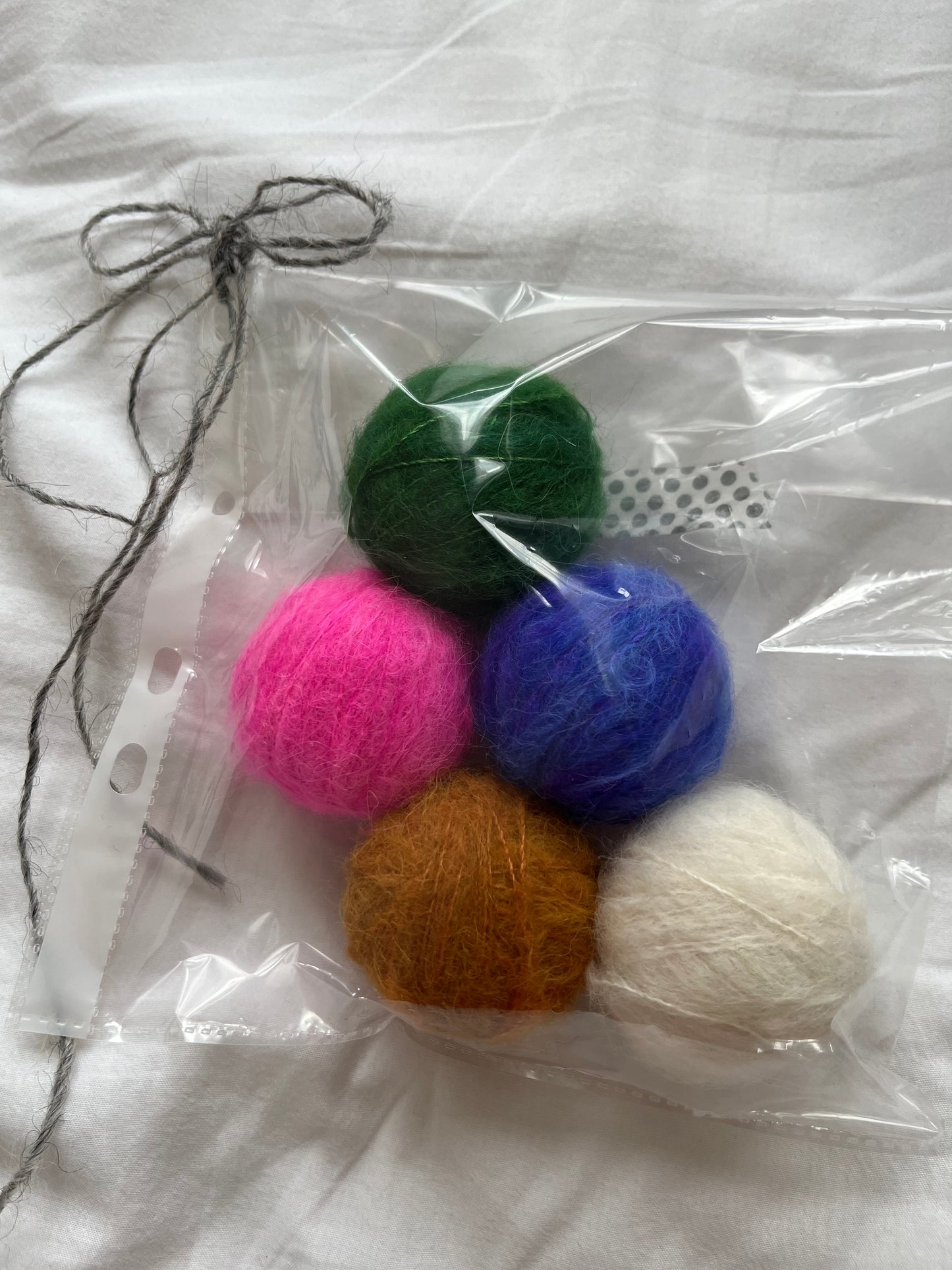 Hand dyed Suri Silk bundle