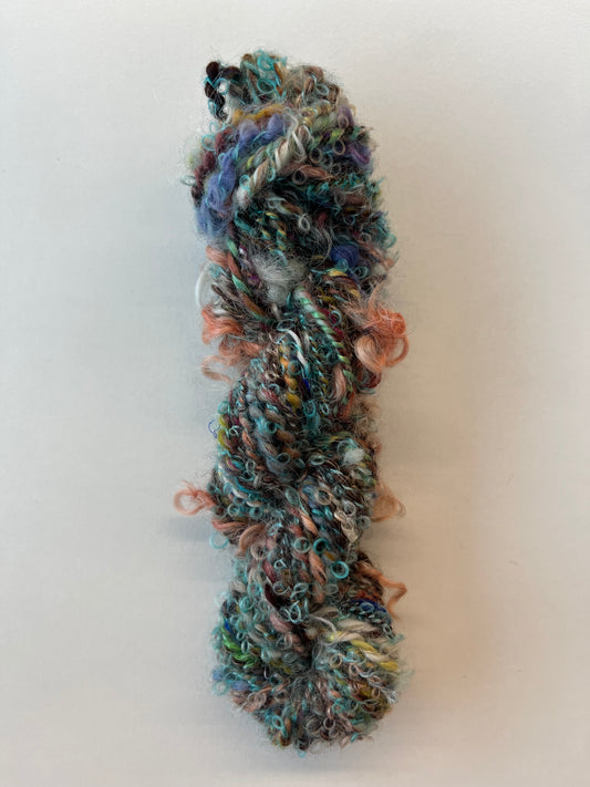 #8🌸 20g 2-ply teeswater, mohair & merino art yarn