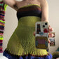 Bamboo handknit skirt/dress/tubetop🌱xxs-s