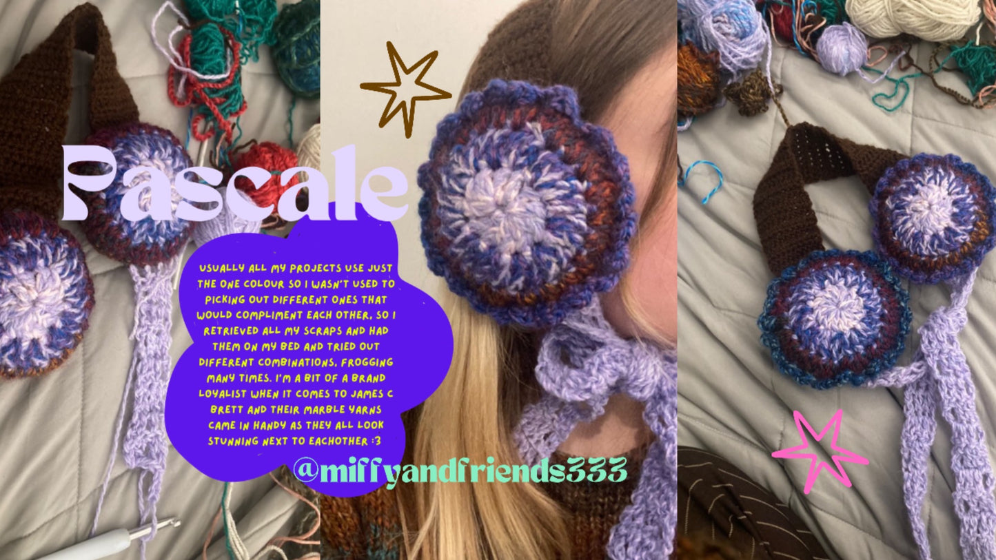 ‘In one ear and out the other’ crochet earmuff *PATTERN*