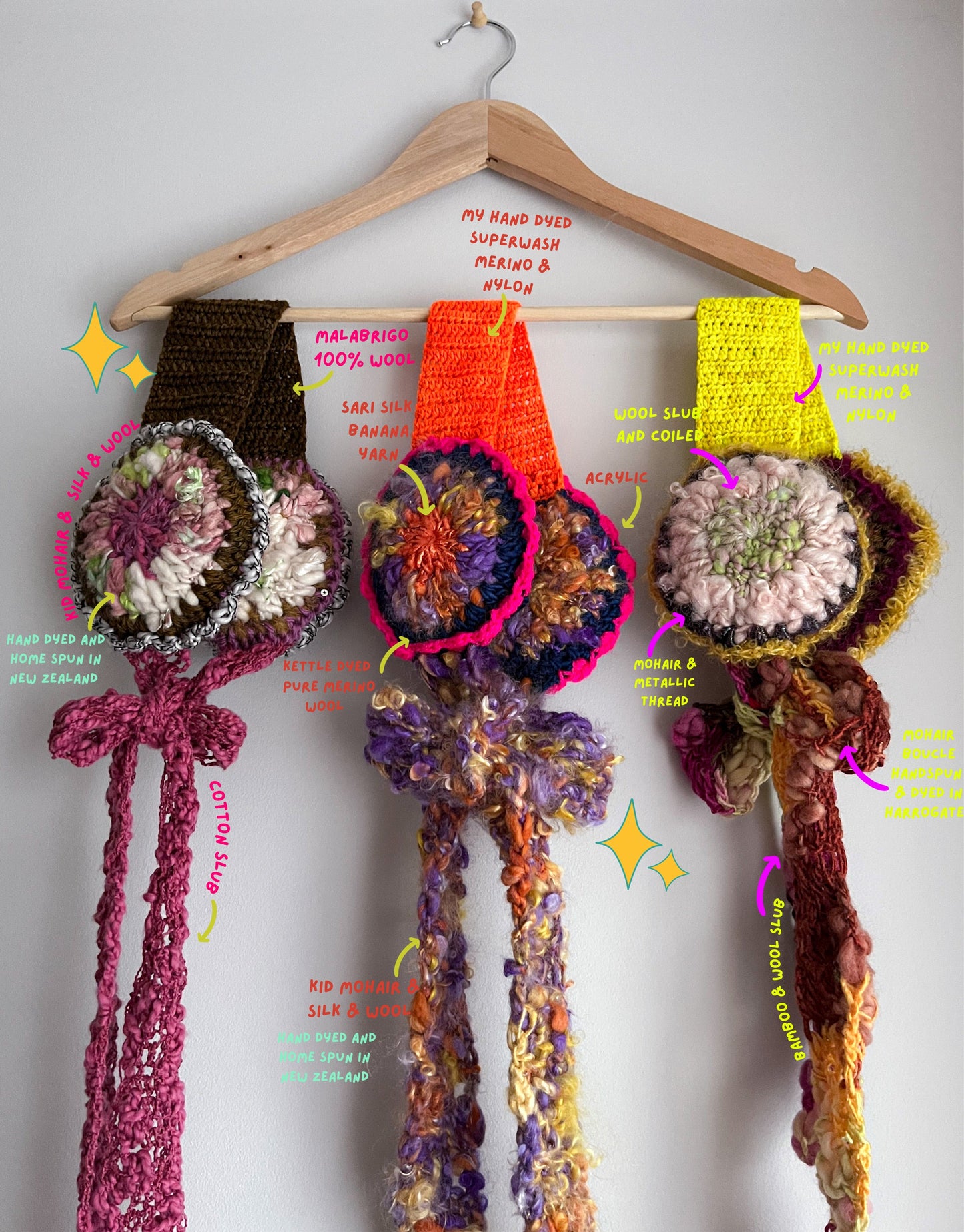 Crochet earmuff bonnet (orange headband)