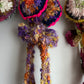 Crochet earmuff bonnet (orange headband)